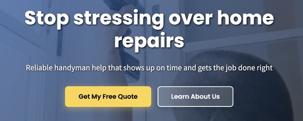 The Best Handyman's LLC website homepage showing premium handyman services